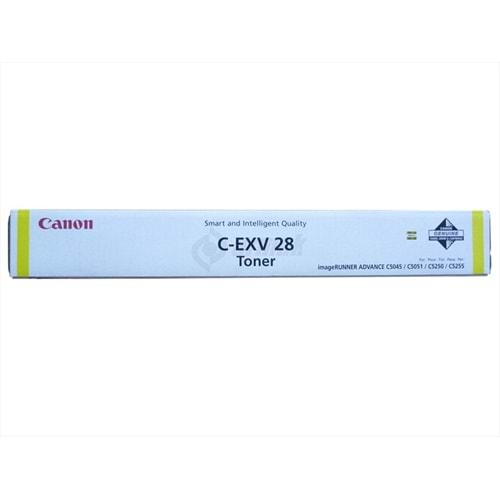 Canon C-EXV 28 Sarı Toner, IR ADV.C5045, 5051, 5250, 5255, 2801B002AA, Orjinal