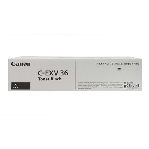 Canon C-EXV 36 Siyah Toner, IR 6055, 3766B002AA, Orjinal
