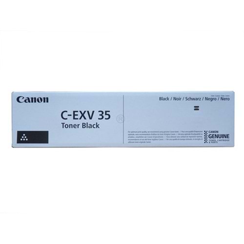 Canon C-EXV 35 Siyah Toner, IR 8085, 8095, LP 85, 95, 105, 3764B002AA, Orjinal