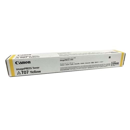 Canon 3644C001AA (T07) Sarı Toner, imagePRESS C 165, Orjinal