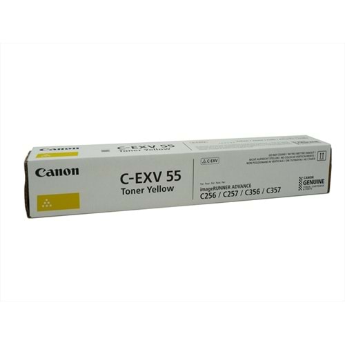 Canon C-EXV 55 Sarı Toner, C256İ-356İ, 2185C002AA, Orjinal