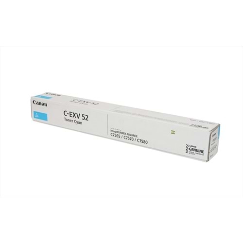 Canon C-EXV 52 Mavi Toner, C 7565, C 7570, C 7580, (0999C002AA)
