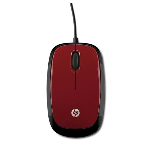 HP X1200 Kablolu Mouse -Kırmızı /H6F01AA