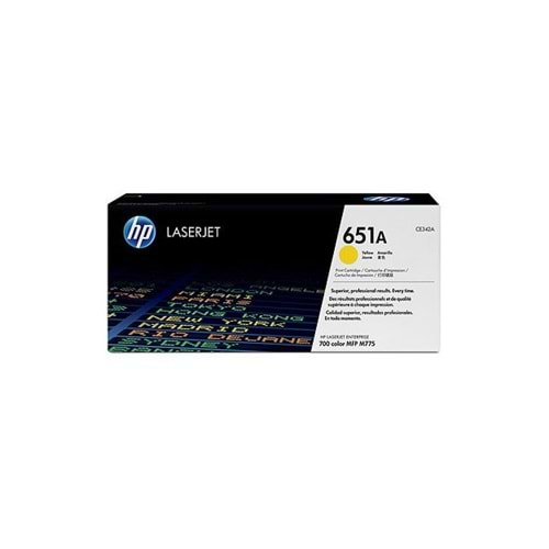 HP CE342A Yellow Toner Kartuş (651A)