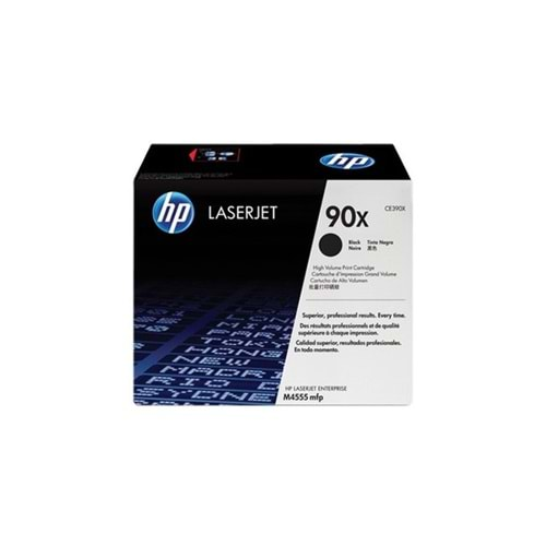 HP CE390X Black Toner Kartuş (90X)