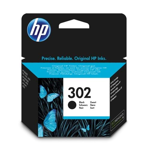 HP F6U66AE Black Mürekkep Kartuş (302)