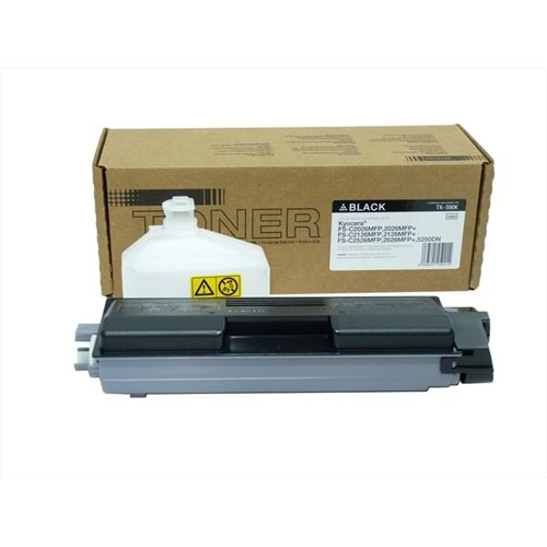 Kyocera Mita TK-590 Siyah Muadil Toner, FS C 2126 MFP, 190 gr.(Made in USA)