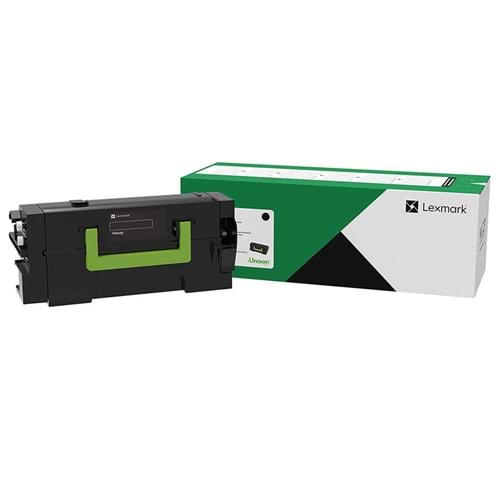 Lexmark Siyah Toner Kartuş,MS 725,821,822,826MX,721,822,826 58D5U0E 55.000K, Orjinal