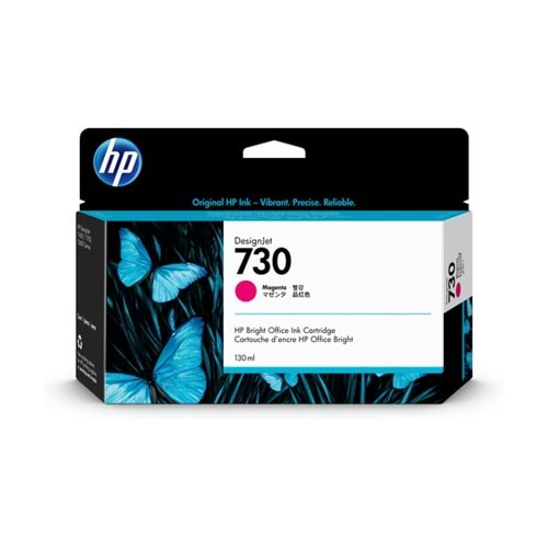 HP P2V63A 130 ml Macenta Mürekkep Kartuş (730)