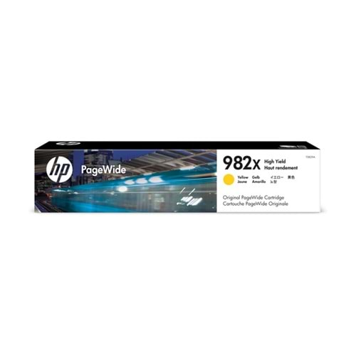 HP T0B29A High Yield Yellow PageWide Kartuş (982X)