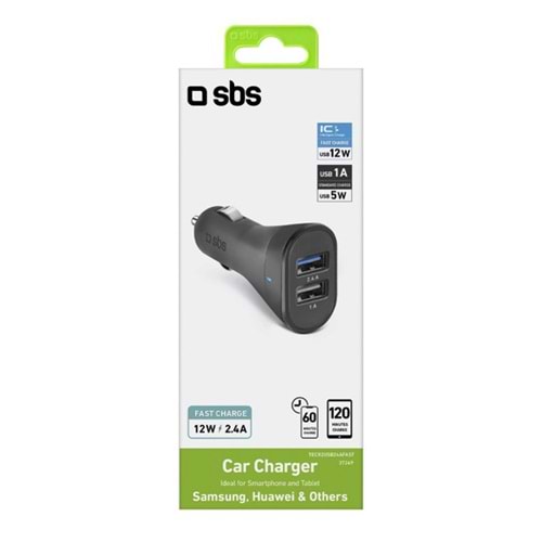 SBS Araç Şarj Cihazı - 2 USB outputs-2.4