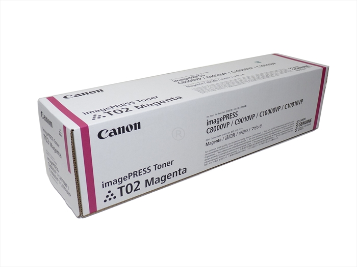 Canon T02 Toner , Kırmızı , IMAGEPRESS C 8000VP , C 9010VP , C 10000VP , C 10010 , 8531B001AA , Orjinal