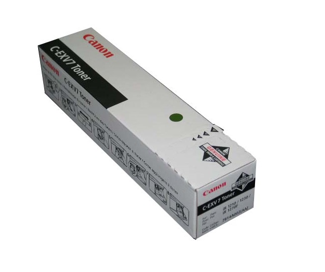 Canon C-EXV 7 Siyah Toner , IR 1210 , IR 1230 , IR 1270 , IR 1530 , IR 1570 F , 7814A002AA , Orjinal