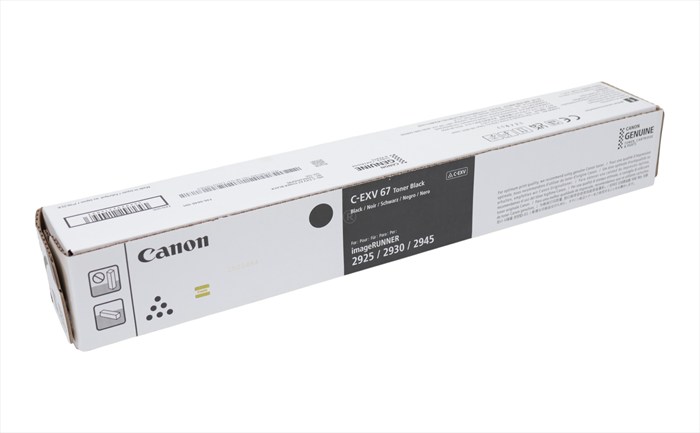 Canon C-EXV 67 Siyah Toner , IR ADVANCE DX 2925i , 2930i , 2945i ,5746C002AA, Orijinal
