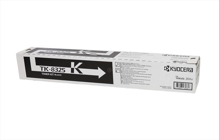 Kyocera Mita TK-8325 Siyah Toner , TASKALFA 2551 CI , Orjinal