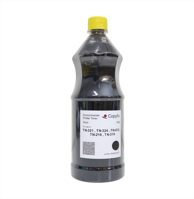 KN , Bizhub C224 , TN-321 , TN-324 , TN-512 , TN-216 , TN-319 Copyfix Siyah Dolum Toneri , 500G Bottle , YCF