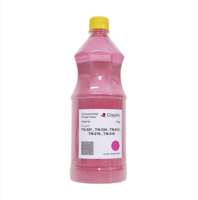 KN , Bizhub C224 , TN-321 , TN-324 , TN-512 , TN-216 , TN-319 Copyfix Kırmızı Dolum Toneri , 500G Bottle , YCF