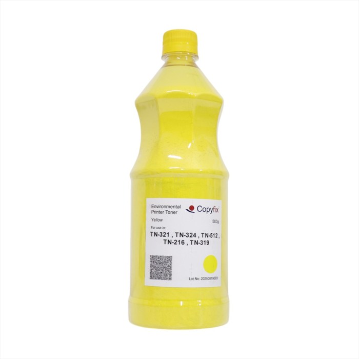 KN , Bizhub C224 , TN-321 , TN-324 , TN-512 , TN-216 , TN-319 Copyfix Sarı Dolum Toneri , 500G Bottle , YCF