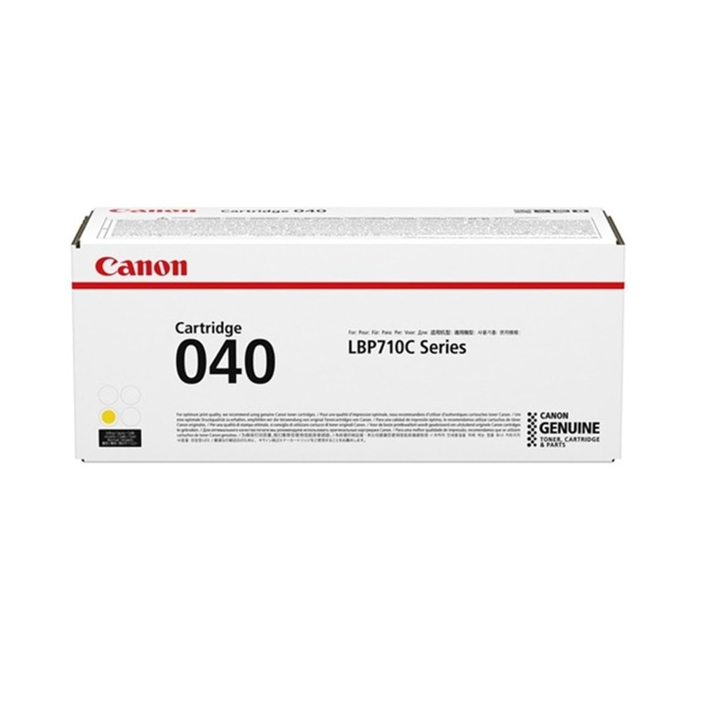 Canon 040 Yellow Toner Kartuş 0454C001