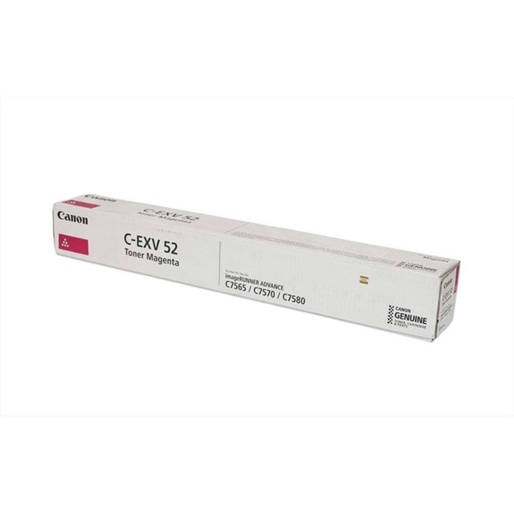 Canon C-EXV 52 Kırmızı Toner , C 7565 , C 7570 , C 7580 , (1000C002AA)