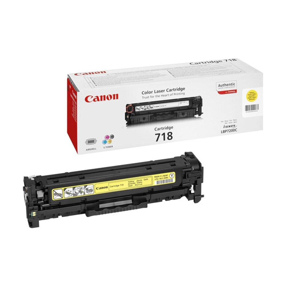 Canon CRG-718Y Toner K. 2659B002