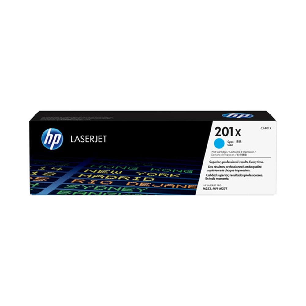 HP CF401X Cyan Toner Kartuş (201X)