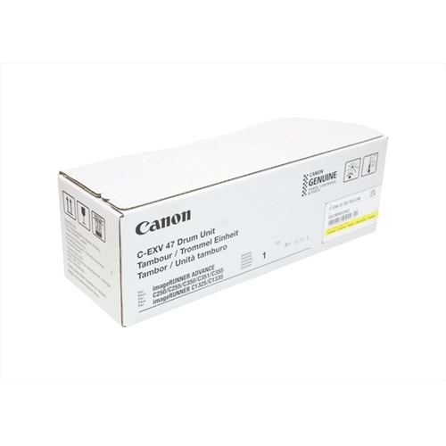 Canon C-EXV47 Yellow Drum Unit , IR ADVANCE C 250 , C 255 , C 350 , C 351 , C 355 , 8523B002, Orjinal