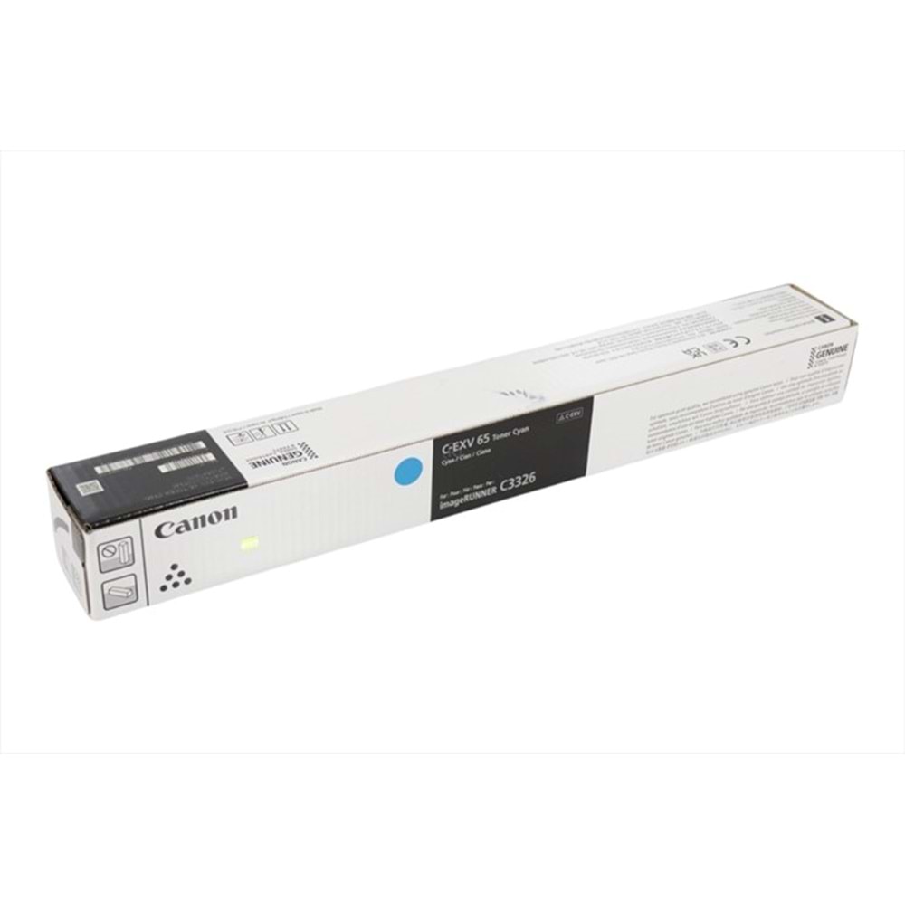 Canon C-EXV 65 Mavi Orijinal Toner, IR C3326i