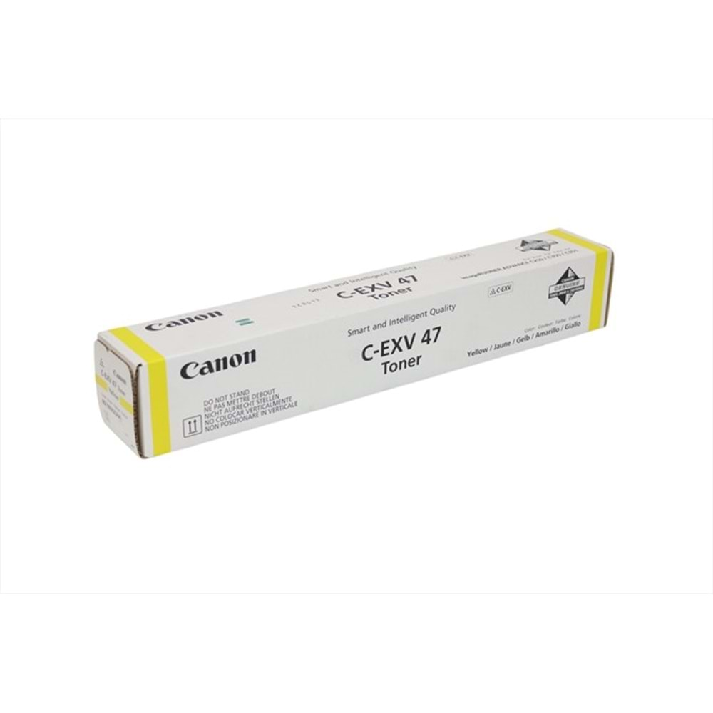 Canon C-EXV 47 Sarı Toner , IR ADVANCE C 250 , C 255 , C 350 , C 351 , C 355 , 8519B002AA , Orjinal