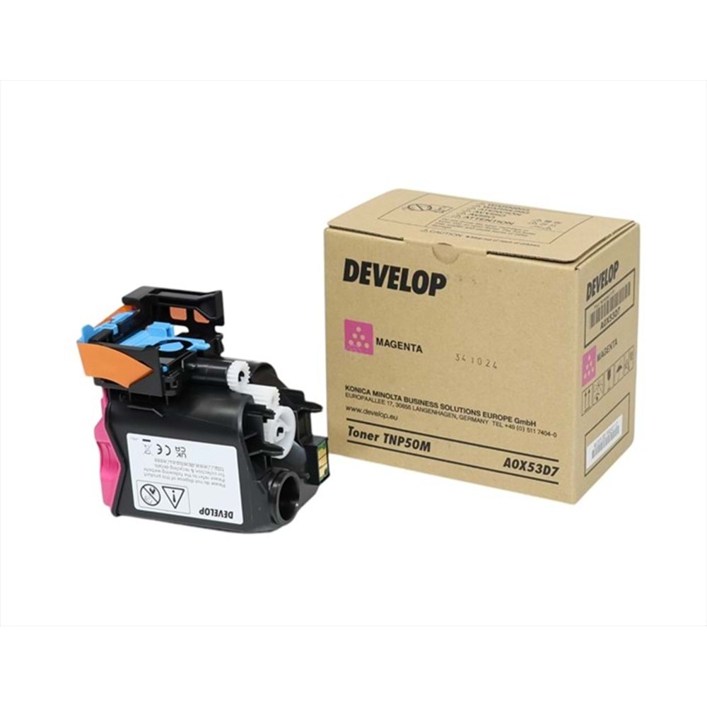 Develop TNP-50M Kırmızı Toner , INEO + 3100 P , A0X53D7 , Orjinal