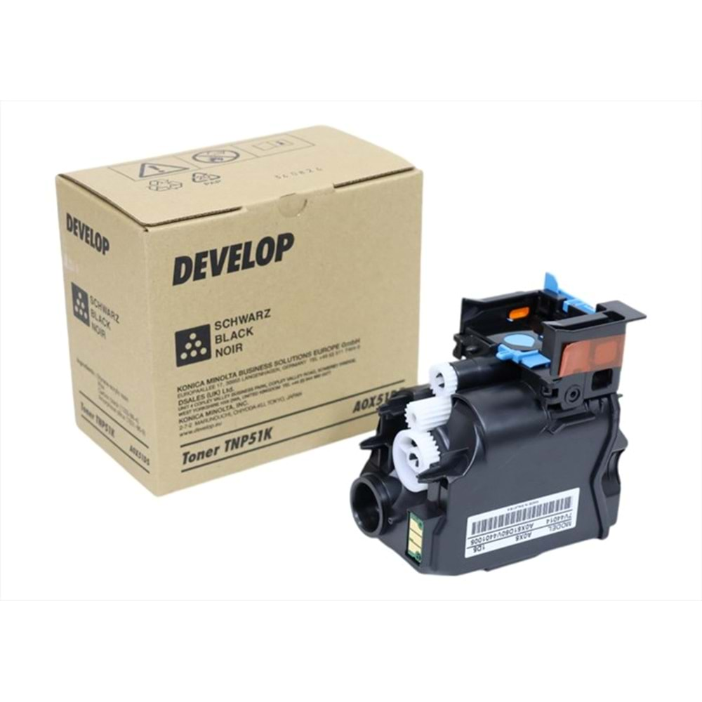 Develop TNP-51K Siyah Toner , INEO + 3110P , Orjinal