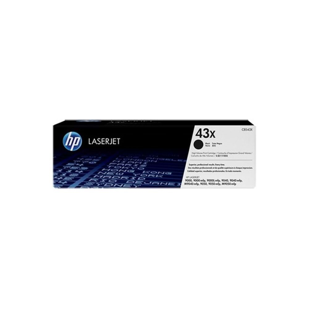 HP C8543X Black Toner Kartuş (43X)