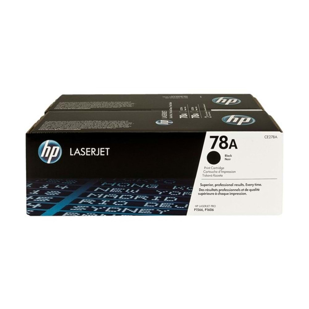 HP CE278AD Black Toner Kartuş (78A)