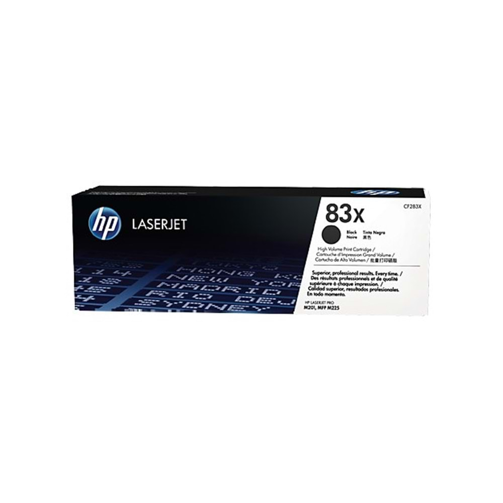 HP CF283X Black Toner Kartuş (83X)