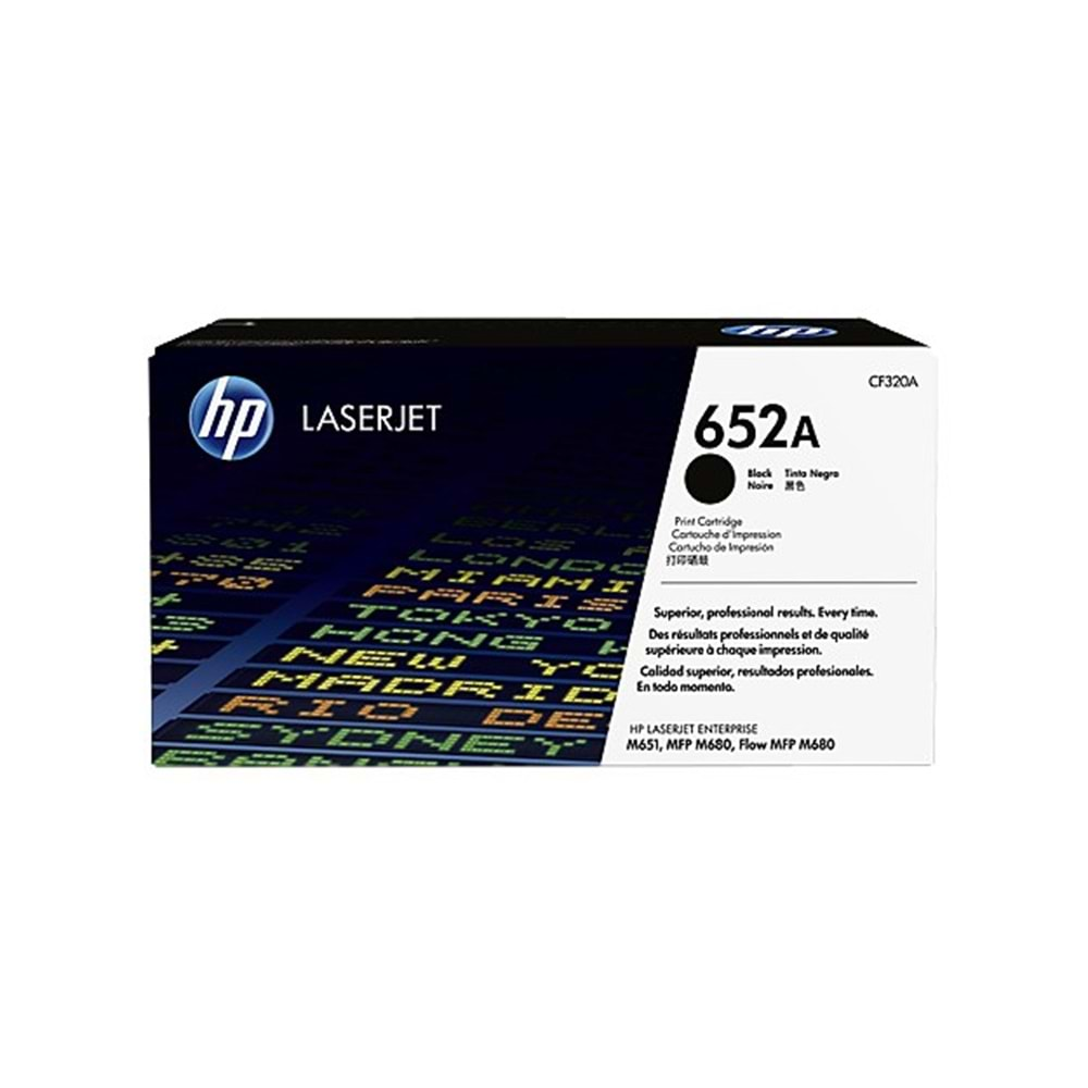 HP CF320A Black Toner Kartuş (652A)