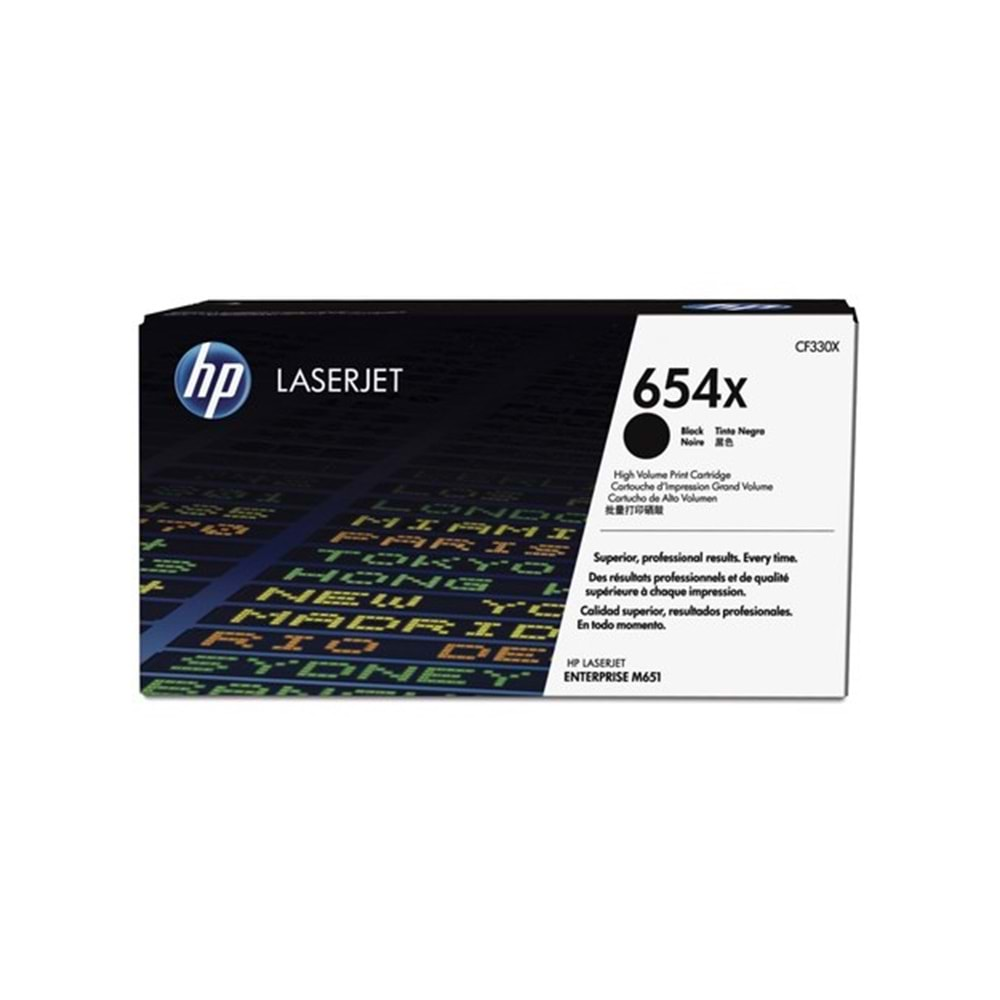 HP CF330X Black Toner Kartuş (654X)