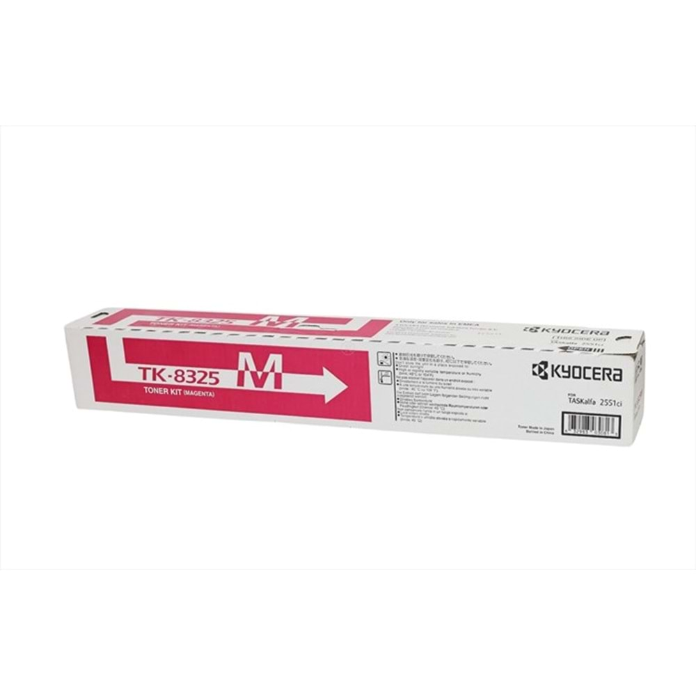 Kyocera Mita TK-8325 Kırmızı Toner , TASKALFA 2551 CI , Orjinal