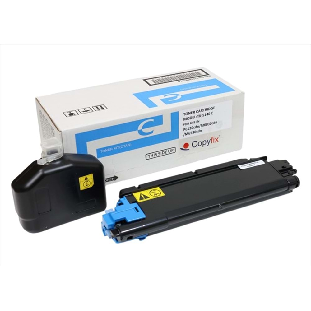 Kyocera Mita TK-5140 Mavi Copyfix Toner , ECOSYS M 6030 CDN , ECOSYS M 6530 CDN , ECOSYS P 6130 CDN , YCF