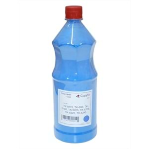 Kyocera Mita Mavi Refill Muadil Toner, TK-8115, TK-895, TK-5195, TK-5205, TK-8315, TK-8325, TK-5345, 500Gr, ICF