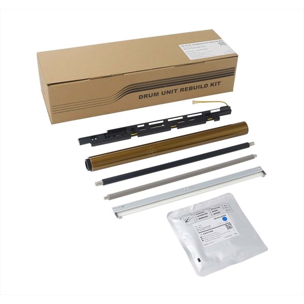 Konica Minolta IU-217C Cyan Muadil Drum Kit, Bizhub C227i, C257i, C287i, CCF,P.501037
