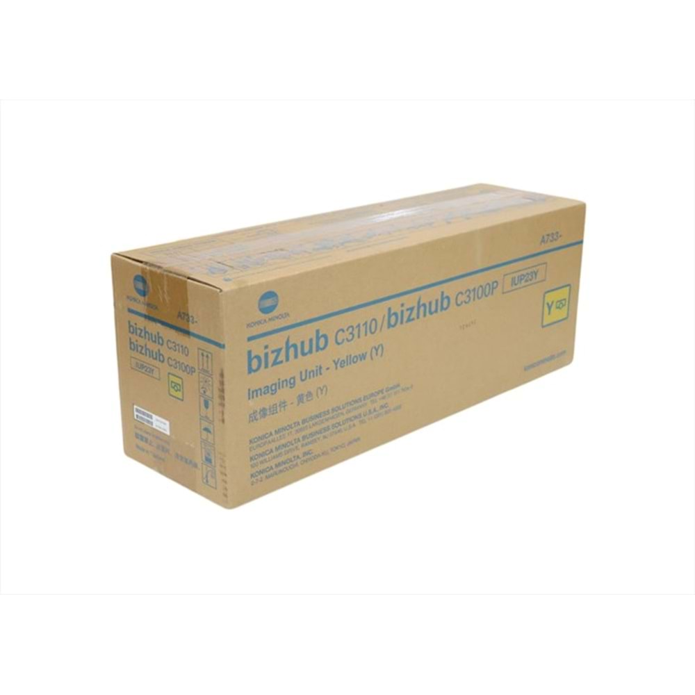 Konica Minolta, BIZHUB C 3100, 3110 Yellow Imaging Unit, IUP23Y, Orjinal