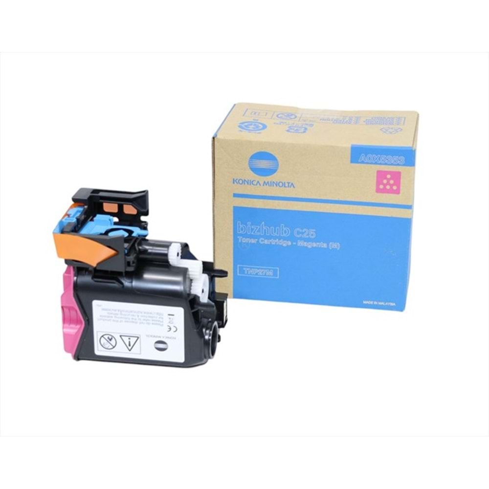 Konica Minolta TNP-27M Kırmızı Toner , BIZHUB C 25 , Orjinal