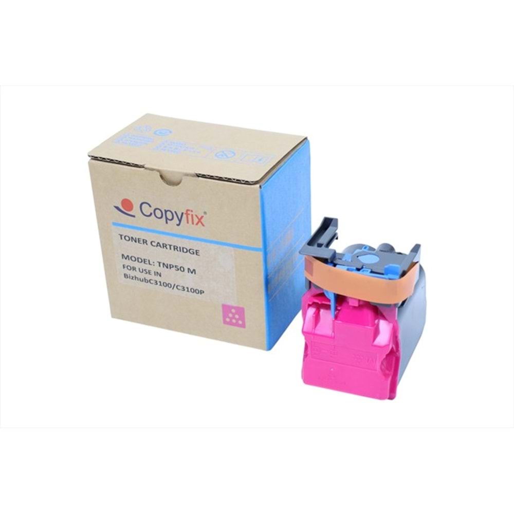 KN, TNP-50M Kırmızı Copyfix Toner, BIZHUB C 3100P, A0X5354, YCF