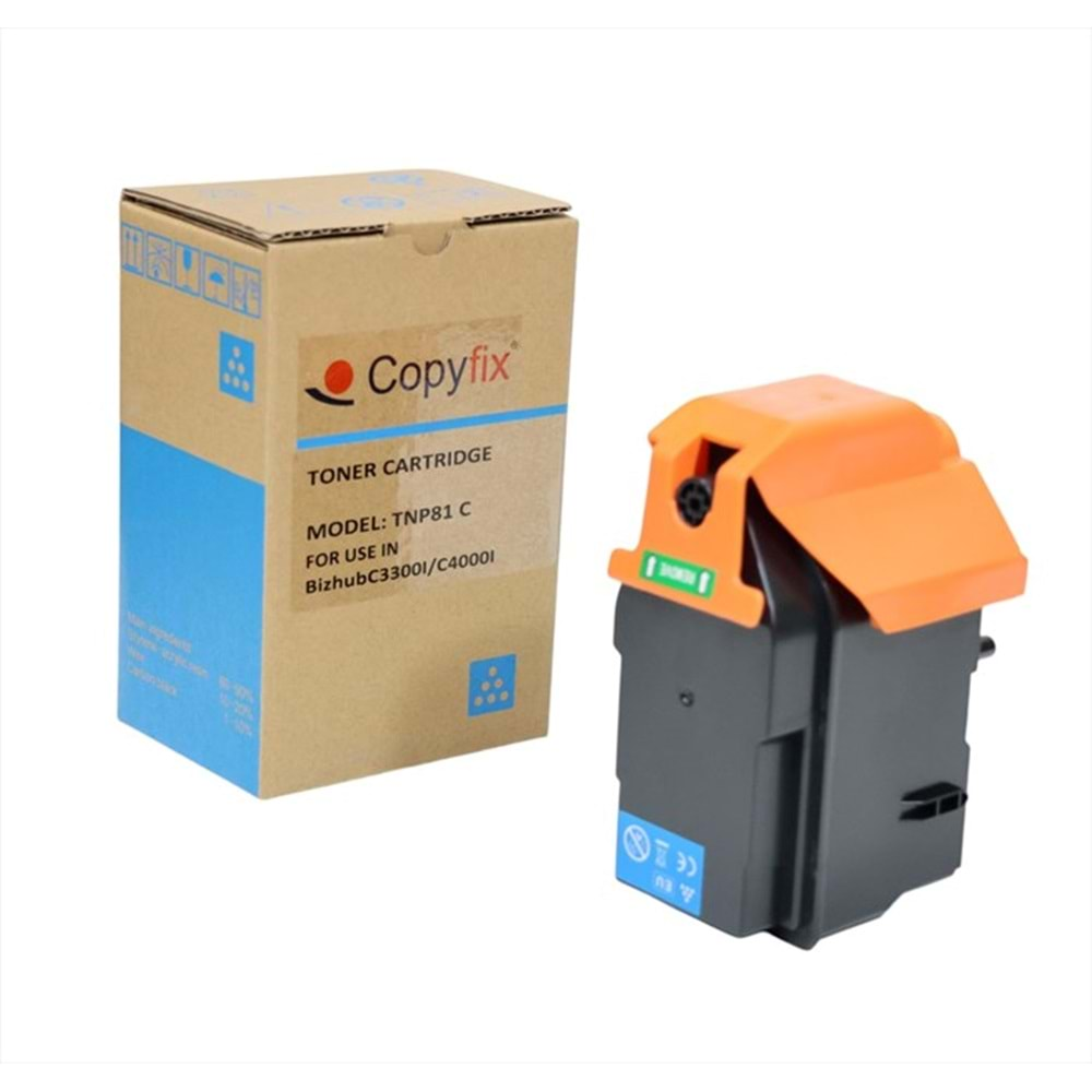 KN , TNP-81C Mavi Copyfix Toner , BIZHUB C 3300 I , BIZHUB C 4000 I , YCF