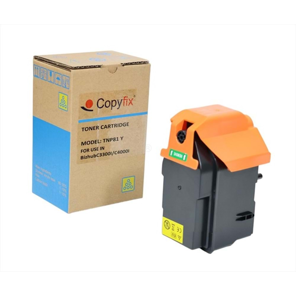 KN , TNP-81Y Sarı Copyfix Toner , BIZHUB C 3300 I , BIZHUB C 4000 I , YCF