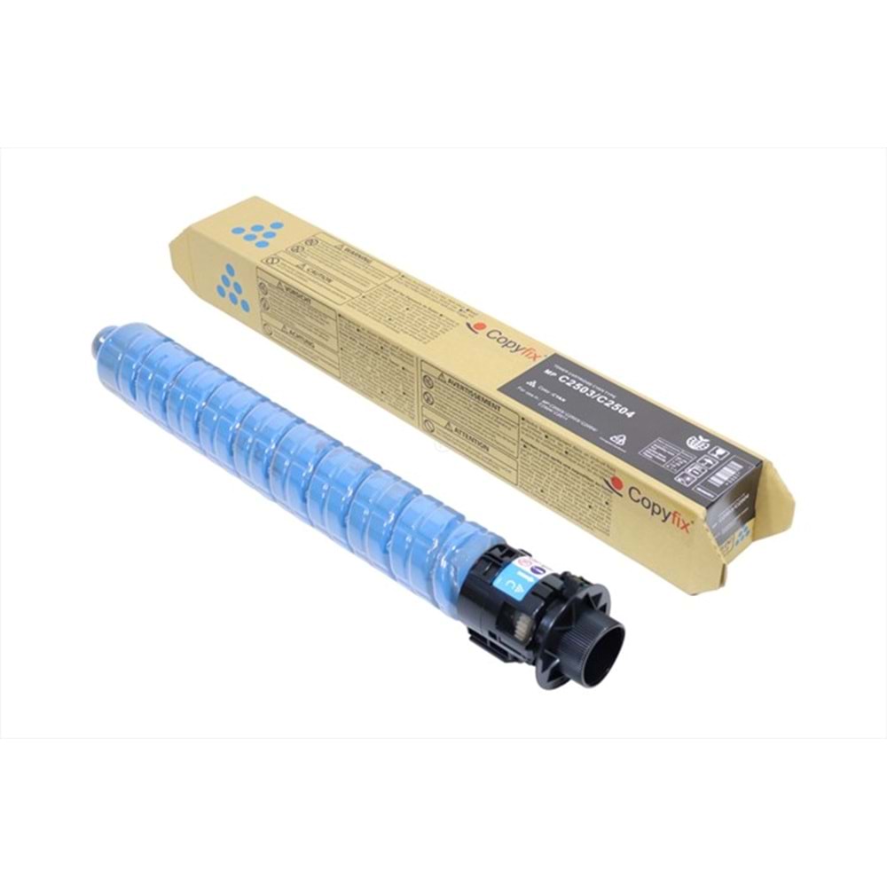 Ricoh MP C2503 Mavi Copyfix Toner, MP C 2003, C 2004, C 2011, C 2503, C 2504, 841931, YCF.