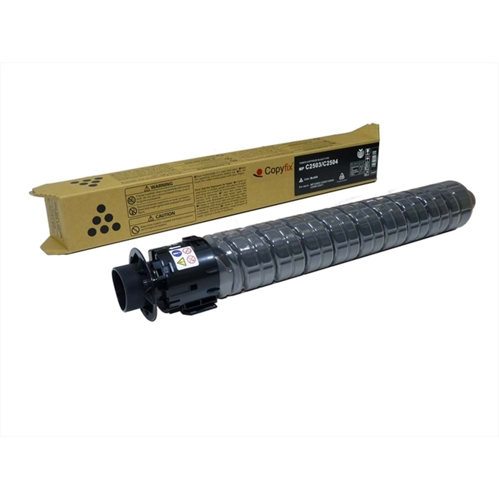 Ricoh MP C2504 Siyah Copyfix Toner , MP C 2003 , C 2004 , C 2011 , C 2503 , C 2504 , YCF