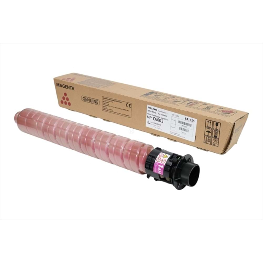 Ricoh C6003 Kırmızı Toner , AFICIO MP C 4503 , MP C 5503 MP C 6003 , MP C 6004 , 841855 , Orjinal