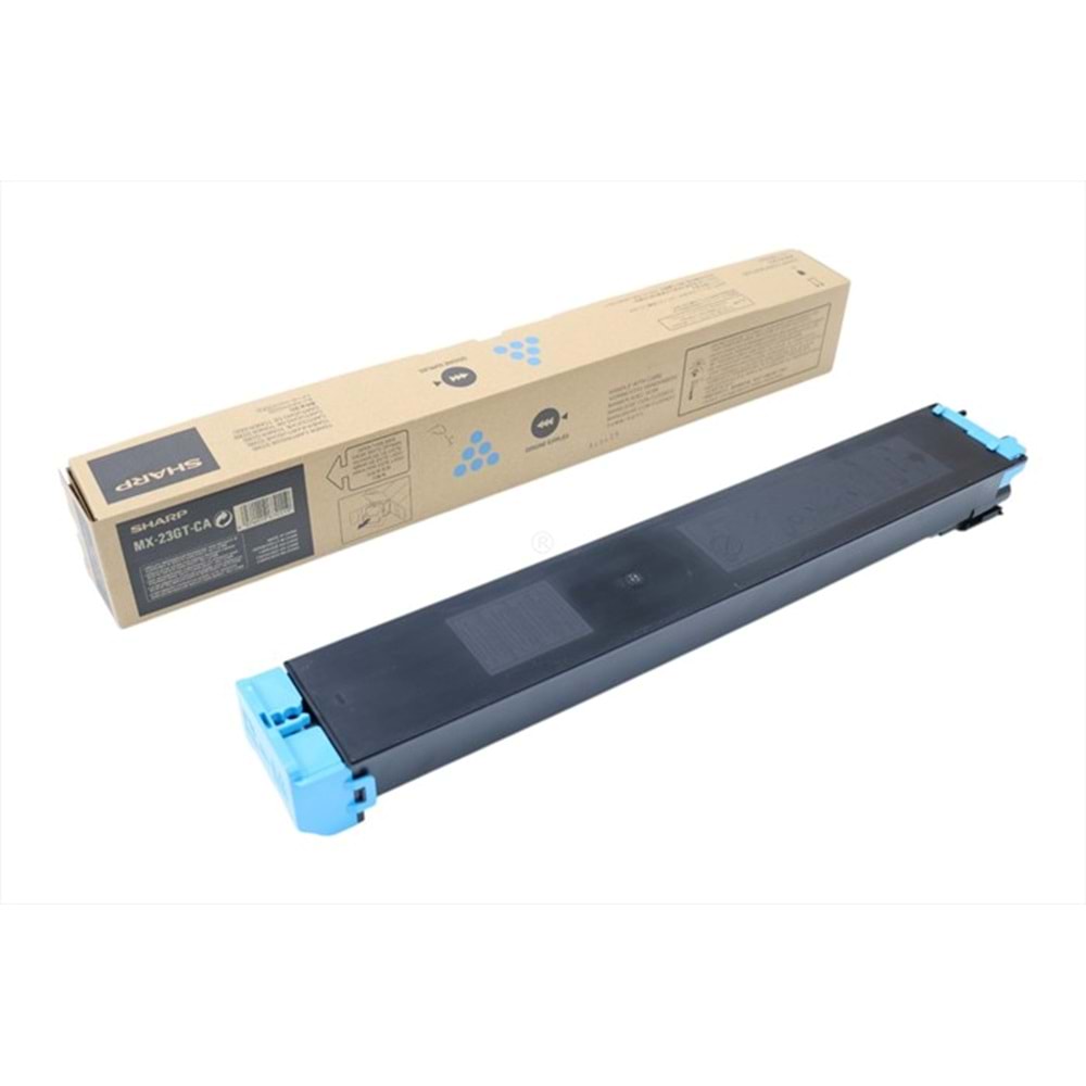 Sharp MX 1810 Mavi Toner , MX 1810 , MX 2010 , MX 2310 , MX 2314 , MX 2614 , MX 3111 , MX 3114 , MX-23GTCA , Orjinal