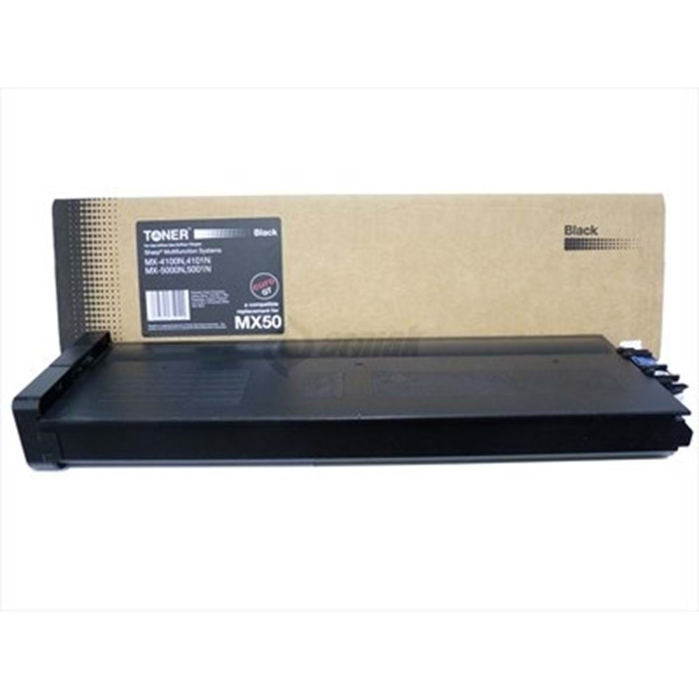 Sharp MX 4100 Toner , MX 4101 , 5000 , 5001 , 5100 , MX-50GTBA , (Made in USA)